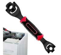 DzpKrka Chiave A,8 In 1 Spanner Manuale In Metallo Resistente Da Impieghi Gravosi - Chiave Da Con Rotazione A 360 Gradi | Per La Manutenzione Di Mobili Domestici In Spazi Stretti E Scomodi