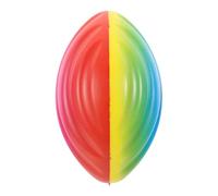 DzpKrka Pallone da calcio americano in schiuma - Sfera in schiuma antiscivolo e leggera con design colorato - Pallina colorata e leggera per giochi al coperto per bambini, feste squadre