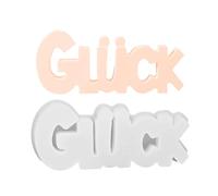 DzpKrka per lettere in silicone | Stampo in gesso con simbolo della felicità tedesco, riutilizzabili in silicone antiaderente, per decorazioni in gesso, decorazioni per la casa