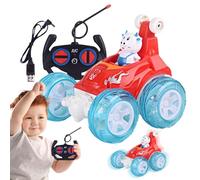 dzqad Automobili Radiocomandate - Veicolo Acrobatico Con E Musica | Telecomando Per Macchina Radiocomandata,Per Il Compleanno, Il Natale, Di Gioco, Le Corse Al Chiuso, Gli Spettacoli Di Acrobazie