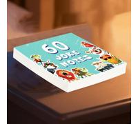 dzqad Bigliettini Per Il Pranzo | 60 Fogli Con Spazio Per Messaggi Personali | Note da Inserire nel Porta Pranzo | per Ragazzi Bambine Adolescenti Scuola 'Infanzia Cura Quotidiana Incoraggiamento