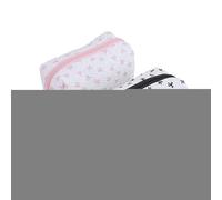 dzqad Borsetta Fiocco Cerniera Liscia 2 Pezzi, Necessaire per Trucco Donna, Cerniera Liscia Organizzatori Per Borse Sacchetto Estetico Per Donne Ragazze E Bambini Bellezza Viaggio Scuola