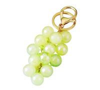 dzqad Charm Per Accessori Borsetta,Uva Tridimensionale | Portachiavi Con Design Di Frutti Creativi - Per Adolescenti Uomini Donne Appassionati Viaggio Casa Uso Quotidiano Festa Compleanno Vacanza