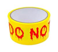 dzqad Nastro Giallo di Avvertenza Halloween Accessorio Decorativo L'Accesso
