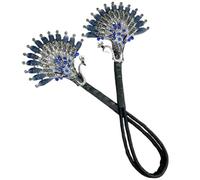 dzqad Porta per panini a di pavone, elegante produttore di panini per capelli | Elegante Twist per panni per capelli da pavone - Mostra le ali di angeli Ladies a misura di principianti per San, festa