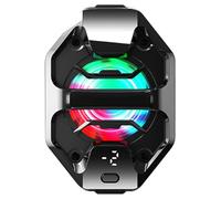 dzqad Raffreddatore per Telefono, Ventola Raffreddamento Mobile, Radiatore Portatile a Semiconduttore con Luci LED RGB per Tablet Vlog Spiaggia Esterno