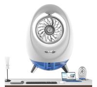 dzqad Ventilatore Nebulizzatore | Ventilatore Rinfrescante ad Acqua con Luce | Raffrescatore Nebulizzatore Silenzioso Per Estate Calda Con 4 Velocità Casa Camera Da Letto Ufficio Esterno