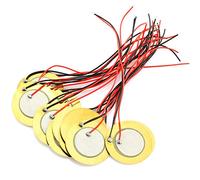 DZS Elec 15PCS 35mm Piezo Disc Trasduttore Microfono a Contatto Trigger Sensore del Suono con 4 Pollici Fili per Strumento Acustico