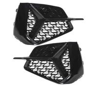 DZSCHUNLUSM Calandra Anteriore per A3 S3 RS3 8Y 2020+ Copertura Luce di Nebbia dell'automobile Trim Nero Lucido Accessori Griglia Lampada Nebbia Griglie Anteriori