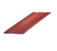 DZSDKHLFJ Auto Trim 10 Pezzi 20 Cm Auto Aria Condizionata Presa Decorativa Universale in PVC Trim Decorazione Striscia Accessori per Lo Styling Auto per Tutti I Modelli(Rosso)