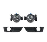 DZSDKHLFJ Copertura Fendinebbia Copertura Della Lampada Fendinebbia Per Paraurti Anteriore Auto Per Ford Per Focus MK2 II 2005 2006 2007, Cornice Cofano, Griglia, Cornice Del Coperchio(One set)