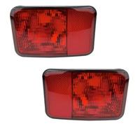 DZSDKHLFJ Copertura Fendinebbia Fendinebbia Posteriore Per Jeep Per Wrangler 2007 08 09 10 11 12 13 14-2018 Paraurti Posteriore Luce Freno(Pair)