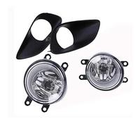 DZSDKHLFJ Copertura Fendinebbia Per Toyota Per Yaris Sedan 4d 2007-2012, Coppia Di Fendinebbia Anteriori Trasparenti Sinistro E Destro + Cablaggi + Griglia Di Copertura Nera.(A set)