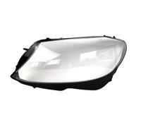 DZSDKHLFJ Copriobiettivo per Mercedes per Benz W205 2015 2016 2017 2018 Classe C C180 C200 C260L C280 C300 Paralume Luci Anteriori Trasparenti per Auto Coprifaro(Sinistra)
