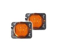 DZSDKHLFJ Indicatore Laterale Per Jeep Per Wrangler JK JK Unlimited 2007-2015 Luci Posizione Laterali Anteriori A LED Lampade A Svasatura 12V(Yellow Lens)