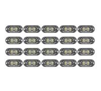 DZSFDGDDFGD Indicatori Direzione Luci Di Posizione Laterali Per Auto, Luci Di Segnalazione A LED, Luci Di Ingombro Per Rimorchi, Camion, Roulotte, Barche(20pcs White)
