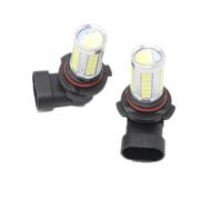 DZSHONGXINSM Fendinebbia Fendinebbia Paraurti Anteriore Con Lampadine A LED + Griglia + Cavo Per VW Per Caddy 2003 2004 2005 2006 2007 2008 2009 2010(2x led bulbs)