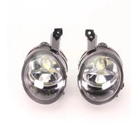 DZSHONGXINSM Fendinebbia Fendinebbia Paraurti Anteriore Con Lampadine A LED + Griglia + Cavo Per VW Per Caddy 2003 2004 2005 2006 2007 2008 2009 2010(Pair led lamp)