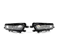 DZSHONGXINSM Fendinebbia Luci Per Auto Per Skoda Per Octavia 5E MK3 LCI 2017-2019 Paraurti Anteriore LED Fendinebbia Griglia Di Copertura Cablaggio(Pair Halogen Lamp)
