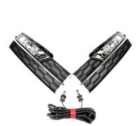 DZSHONGXINSM Fendinebbia Luci Per Auto Per Skoda Per Octavia 5E MK3 LCI 2017-2019 Paraurti Anteriore LED Fendinebbia Griglia Di Copertura Cablaggio(Set LED Lamp)