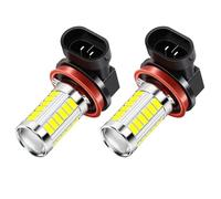 DZSHONGXINSM Fendinebbia Paraurti Anteriore LED Fendinebbia Lampada O Filo O Griglia Di Copertura Luci Auto Per Skoda Per Fabia MK2 Per Roomster 2007-2010(Pair LED Bulb)