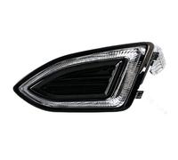 DZSHONGXINSM Fendinebbia Per Ford Per Edge 2015 2016 2017 2018 Paraurti Anteriore A LED DRL Luci Diurne Fendinebbia Copertura Telaio Griglia(1pc left)