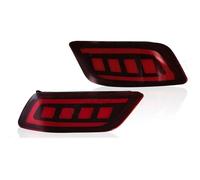 DZSHONGXINSM Fendinebbia Per Subaru Per Forester 2019-2023 Paraurti Posteriore A LED Per Auto Luce Di Coda Sequenziale Indicatore Direzione Automatico Stop(Red Shell)