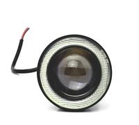 DZSHONGXINSM Fendinebbia Proiettore COB LED Fendinebbia Auto 2,5" 3,0" 3,5" 64mm 76mm 89mm 6500K Halo Angel Eyes Anelli DRL Auto Bianco 12V Fendinebbia LED(2.5inch)