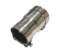 DZSHONGXINSM Terminale di Scarico 1 Tubo di Scarico per Parti di Automobili Riduttore per Tubi in Acciaio Inossidabile 304 Misura Generale Manicotto per Silenziatore Tubo di Scarico(51mm-54mm)