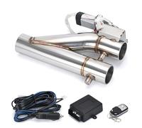 DZSHONGXINSM Terminale di Scarico Kit Silenziatore per Tubo di Scarico con Valvola Elettrica Universale da 2", 2,25", 2,5" E 3" con Telecomando Wireless Tubo di Scarico(2.25 inch)