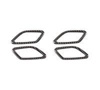 DZSJFGAIS griglia Ventilazione 2X per Mercedes per Benz per CLA GLA Classe W176 X156 C117 Copertura Decorativa Presa d'Aria condizionata cruscotto in Fibra di Carbonio