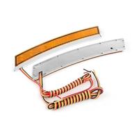 DZSJHGFDD Indicatori Direzione Dinamici 2 Pezzi Luci LED Universali Per Sopracciglia Per Auto Indicatori Di Direzione Luci Decorative Adesive Laterali, Luci Di Marcia Diurna Dinamiche