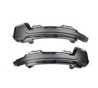 DZSJHGFDD Indicatori Direzione Dinamici 2 Pezzi Per VW Per Tiguan MK2 Per Touareg MK3 2017 2018 2019 2020 Indicatori Di Direzione Dinamici A LED, Indicatori Di Direzione A Specchio(Black shell)