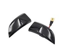 DZSJHGFDD Indicatori Direzione Dinamici Specchio Con Indicatori Di Direzione Dinamici A LED Per Megane MK3 Per Scenic Per Fluence Per Latitude Per Safrane Per Laguna III(Nero)