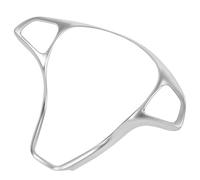 DZSJUNCHENSM Accessori Intern Copertura per Pulsanti del Volante Dell'auto per Mercedes per Benz per Vito 2017 Argento Cromato