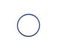 DZSJUNCHENSM Accessori Intern per VW per Golf Mk7 per Tiguan Mk2 per T-ROC Adesivo per Anello Decorativo per Interruttore Fari per Interni Auto in Alluminio Accessori per Auto(Blu)