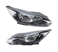 DZSJUNCHENSM Copri Faro Anteriore Auto 2 Gruppi Ottici Anteriori per Auto per Ford per Focus Mk3 Zetec E Titanium 2011-2015, Sostituzione Fari