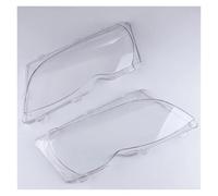 DZSJUNCHENSM Copri Faro Anteriore Auto 2 Pezzi di Vetro di Ricambio per Fari Auto, Copriobiettivo, Lampada per BMW E46 318i/320i/325i/325xi/330i/330xi 2002-2005 Fari Anteriori Auto