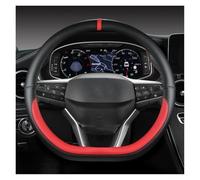 DZSJUNCHENSM Coprivolante per Seat per Ibiza per FR 2018 2021 Coprivolante per Auto A Forma di D Antiscivolo E Resistente all'Usura Accessori per Auto Volante Coprivolante(Rosso)