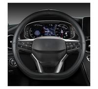 DZSJUNCHENSM Coprivolante per Seat per Ibiza per FR 2018 2021 Coprivolante per Auto A Forma di D Antiscivolo E Resistente all'Usura Accessori per Auto Volante Coprivolante(Nero)
