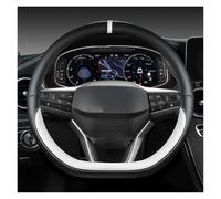 DZSJUNCHENSM Coprivolante per Seat per Ibiza per FR 2018 2021 Coprivolante per Auto A Forma di D Antiscivolo E Resistente all'Usura Accessori per Auto Volante Coprivolante(Bianco)