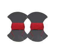 DZSMACHENGSM Auto Copri Volante per Mercedes per Benz Classe C W204 2007-2011 Classe GLK GLK X204 Coprivolante per Auto in Pelle Nera PU Volante dell’Auto(Red Thread)