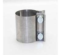 DZSMACHENGSM Gola della Coda dell'auto Giunto Universale Tubo Scarico Acciaio Inossidabile Morsetto Tubo Acciaio Resistente Hardware Raccordi Fissaggio Tubo Fumo Punta del silenziatore(40mm)