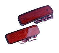 DZSMACHENGSM Indicatori di direzione 2 Pezzi LED Paraurti Posteriore Riflettore Luce Freno Adatto Per Ford Per Transit Per Custom Per Connect 2014-2020 BK21515C0AA Indicatore Specchietto Retrovisore
