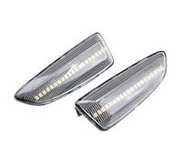 DZSNBMSHD 2x Luci Posizione Laterali Auto Indicatori Direzione Dinamici A LED Per Opel Per Vauxhall Per Astra JK Per Crossland X Per Insignia B Per Zafira Indicatori Direzione(BIANCO)