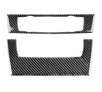 DZSNBMSHD Decalcomania Decorativa per BMW Serie 3 E90 E92 2005-2012 Cruscotto Radio CD Pannello dell'Aria Decorazione Adesivi in Fibra di Carbonio Interni Automobilistici(B)
