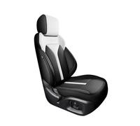 DZSQEGBX Set Copri-Sedile Universali Coprisedili Anteriori Per Auto PU Per Skoda Per Superb 2 3 Per Karoq Per Octavia A5 A3 Per Rapid Per Kodiaq Per Yeti(Black White)