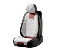 DZSQEGBX Set Copri-Sedile Universali Per Dodge Per Caliber Coprisedili Per Auto In Pelle PU Traspirante Estiva ICE SILK Accessori Per Protezioni Interne(Marrone,Front 1Pcs)