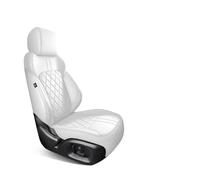 DZSQEGBX Set Copri-Sedile Universali Per Skoda Per Superb 3 2 Per Octavia Per Fabia Per Kodiaq Per Karoq Per Yeti Per Rapid Coprisedile Personalizzato(1Pcs-White)