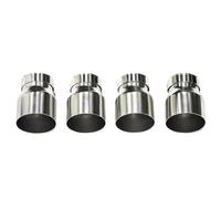 DZSQEGBX Silenziatore Scarico 4 Pezzi/Lotto Terminali Scarico in Acciaio Inossidabile Terminali Scarico Diretti per BMW F87 per M2 F80 per M3 F82 F83 per M4 Punta Scarico(Opaco)